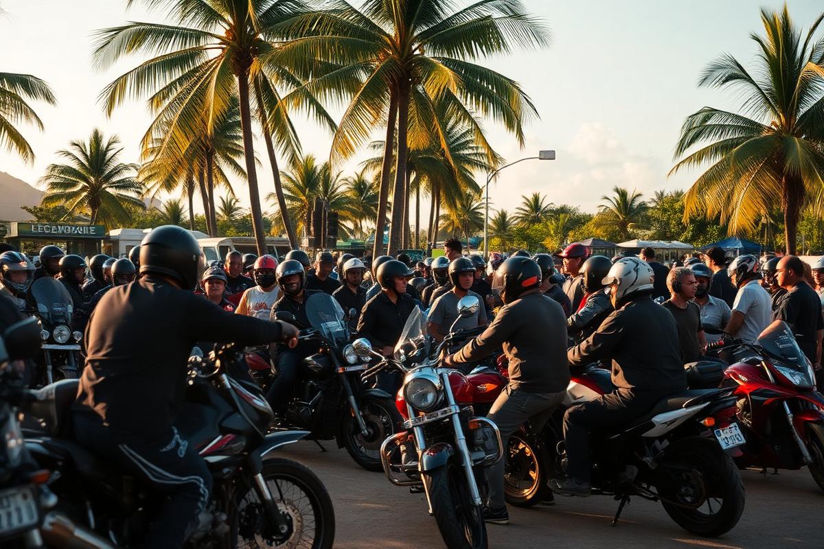 Rassemblement de motards affiliés à la FMF Meuse
